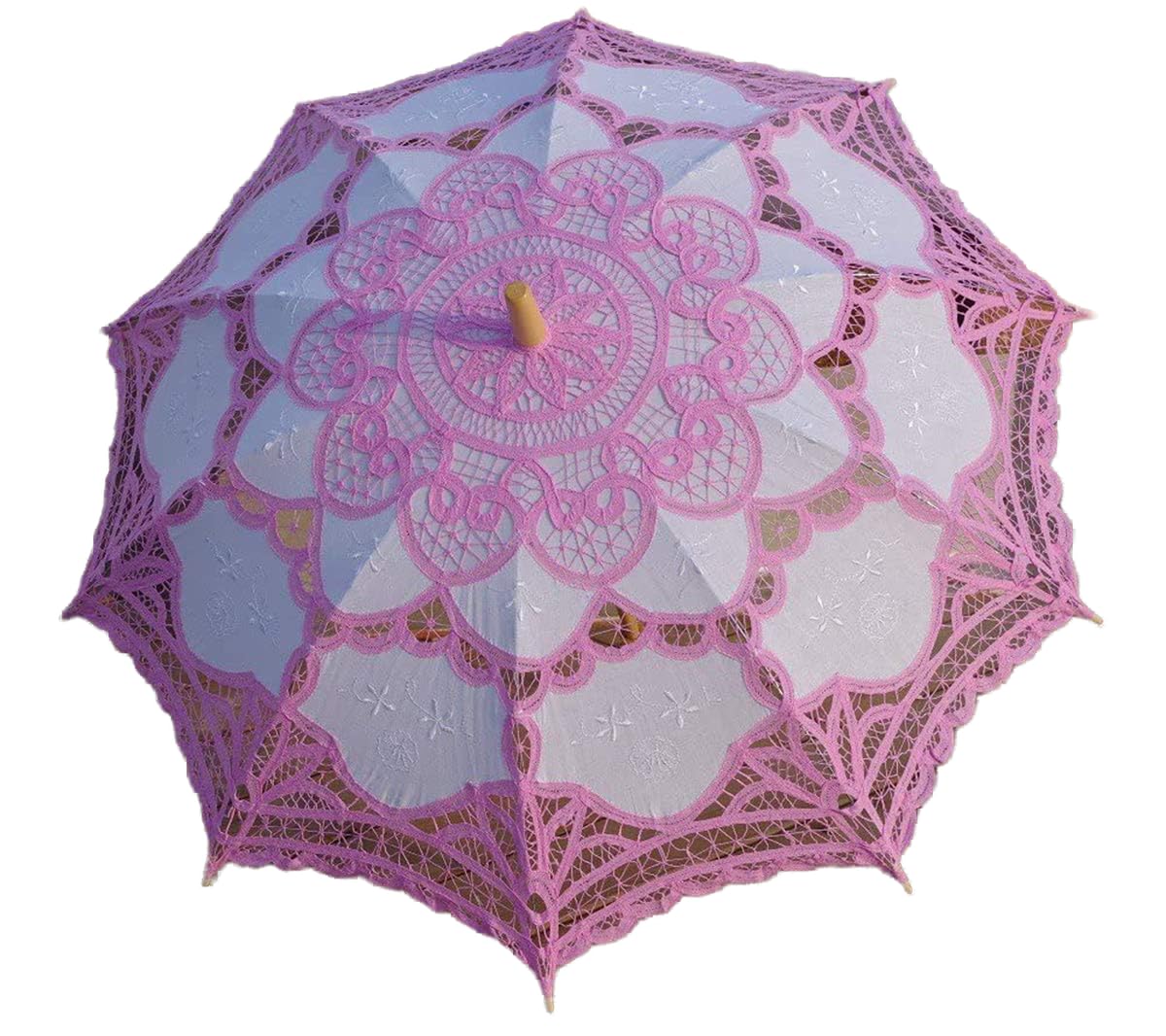 Amazon.com: Worldoor®Brand New Pink Lace Parasol Victorian