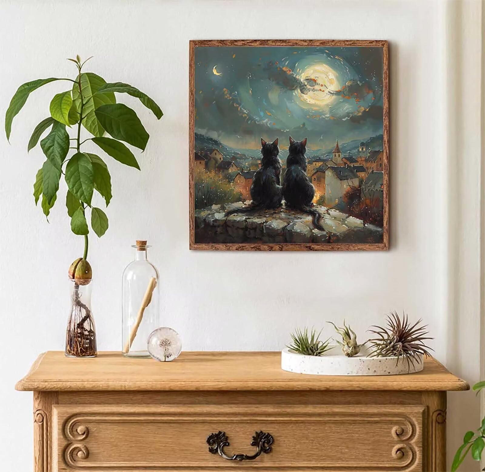 Malowanie po numerach, dla dorosłych, malowanie po numerach, dla dorosłych domów, DIY, rękodzieło, akrylowy pigment, zestaw do rysowania ze pędzlami, hobby dla dorosłych kobiet, dekoracja ścienna do