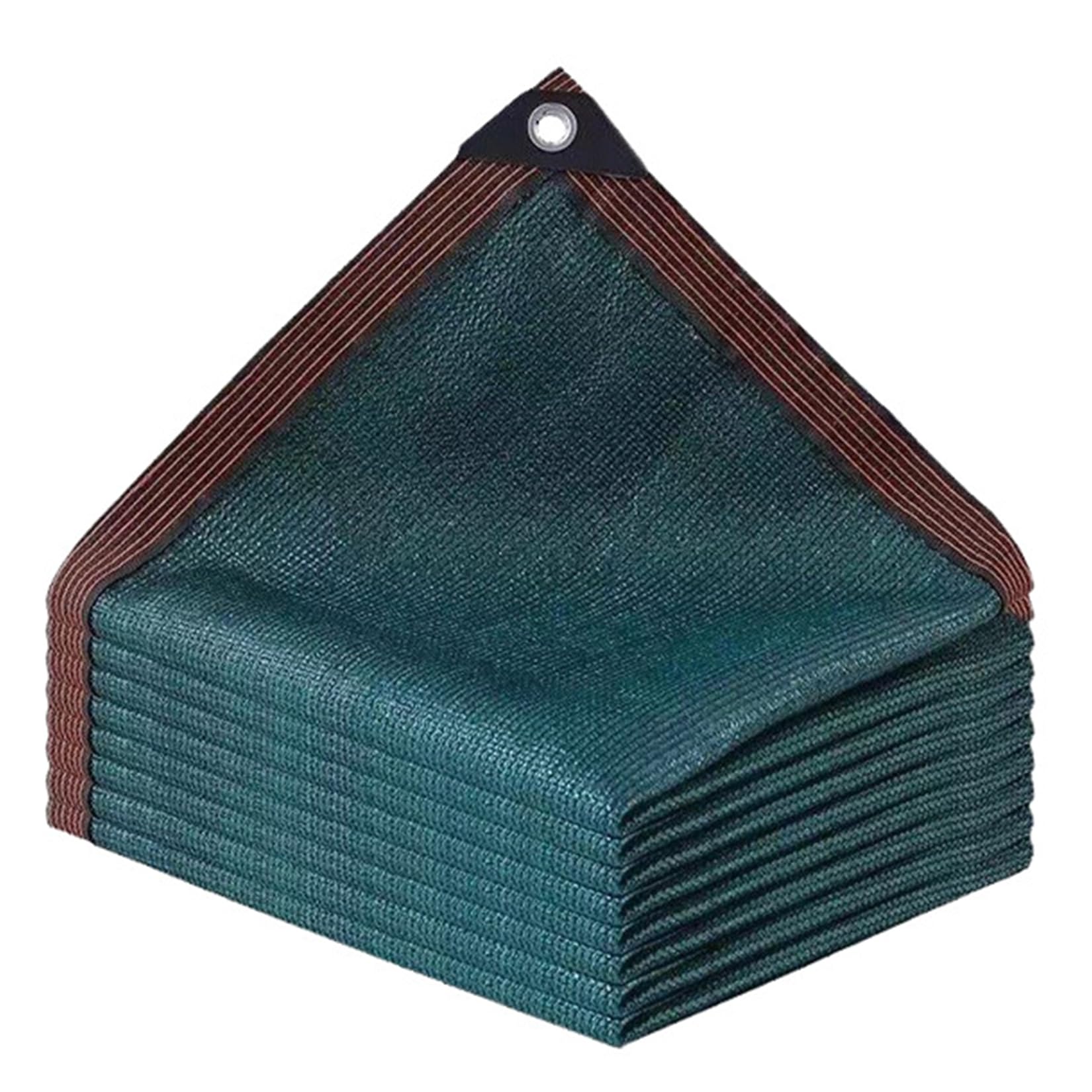 Toile d'ombrage avec œillets HDPE pour savourer un repas frais sur le patio en été