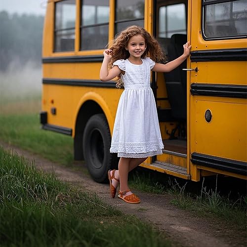 Miniatura 3 de THEE BRON Sandalias cómodas para niñas zapatos para niños sandalias con relleno