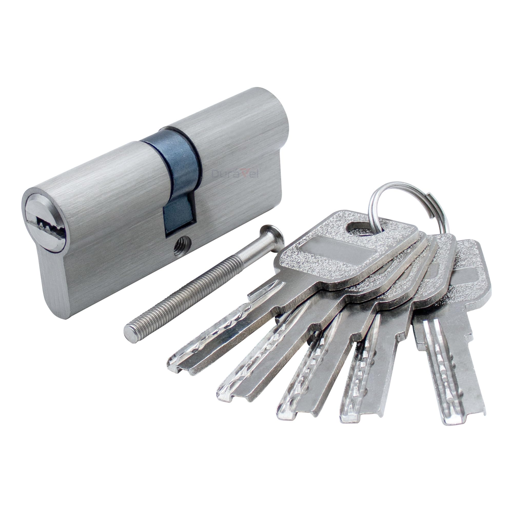 Door Lock Cylinder 70mm (35-35) with 5 Computer Keys Lock Anti-Rust Suitable For Wooden Doors, Aluminum Doors