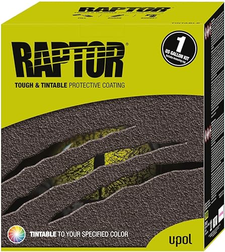 U-Pol Products 0821V RAPTOR kit de revestimiento para caja de camión, 1 galón