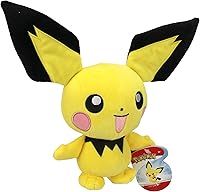 Vista 4 de Peluche Pokémon de 8 pulgadas, Pichu, Multi