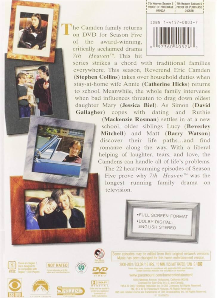 その他 7th Heaven: Complete Third Season/ [DVD] [Import] 7th Heaven: The Complete Third Season: Amazon.ca: Movies