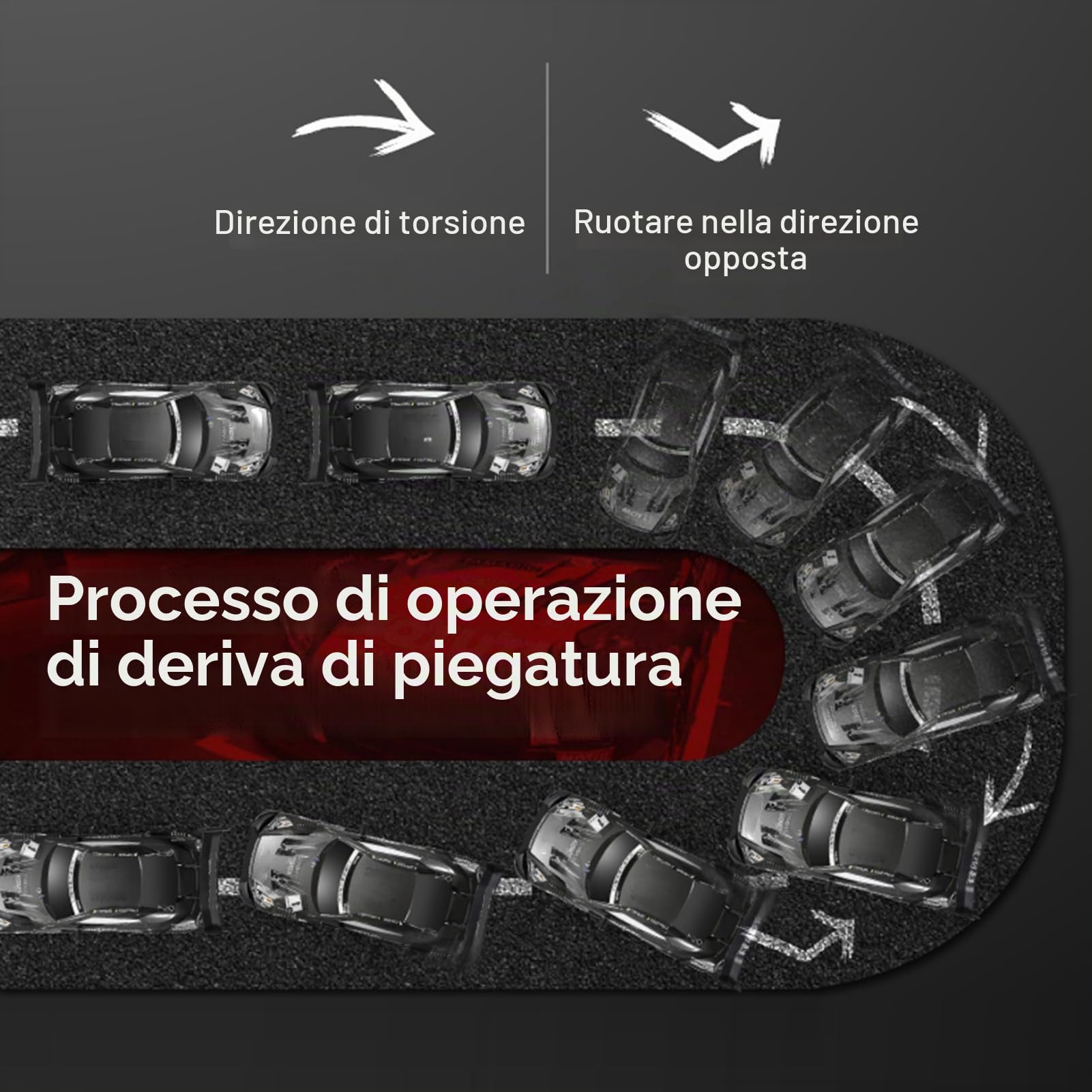 Goolsky Auto da Corsa Telecomandata 1/16 4WD Regalo per Bambini Ragazzi Ragazze Pneumatici Sostituibili Nero