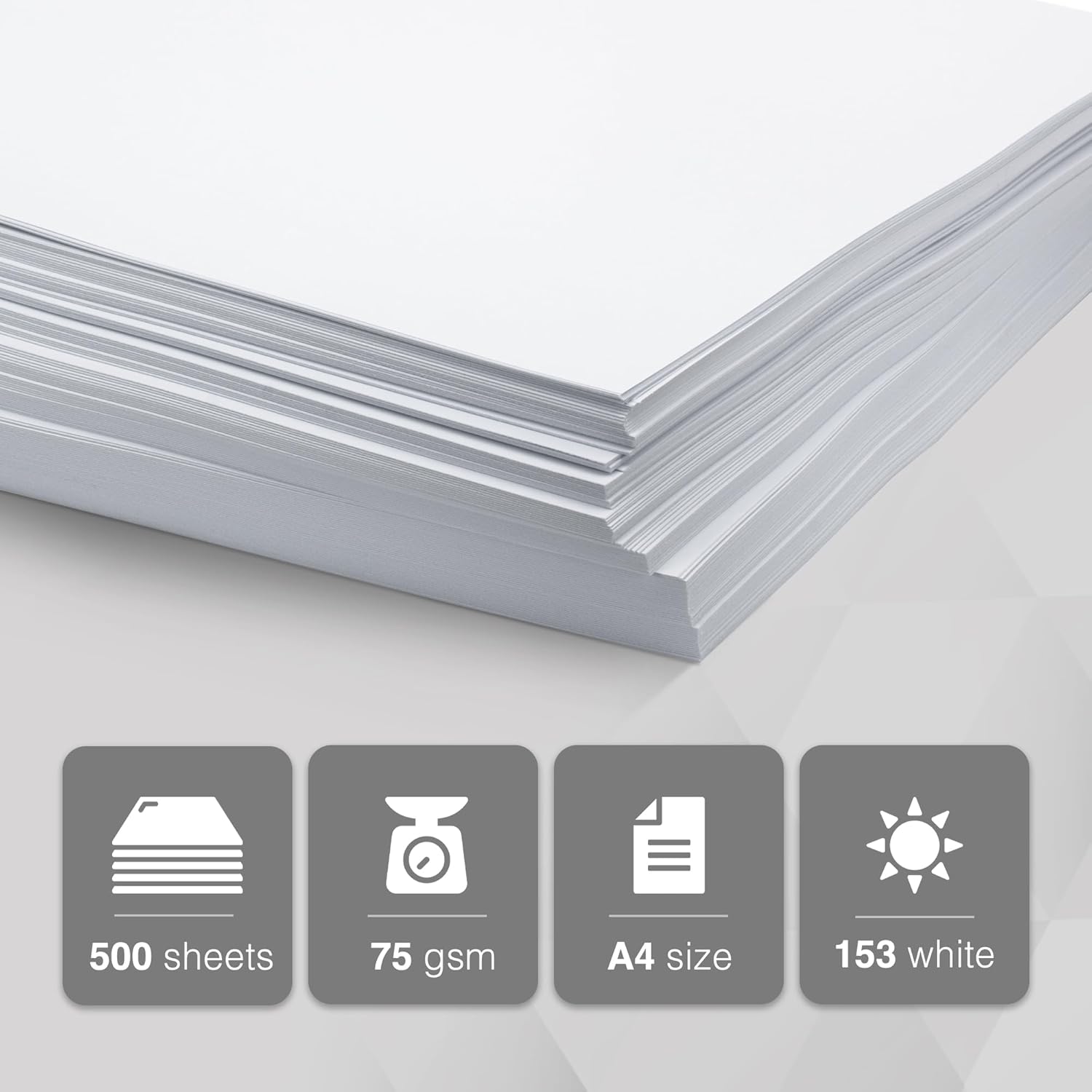 delka Multi-Purpose A4 Printer Paper, 75gsm A4 Paper, 1 Ream, 500 Sheets, White 4 71k56b2LkLL. AC SL1500