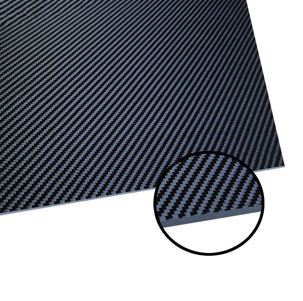 Karbon, Kohlefaserplatten, Platte, 3K-Platte, starres Laminat, Quadcopter, Multicopter, Twill, matt, 150 mm x 150 mm(Thickness3mm)