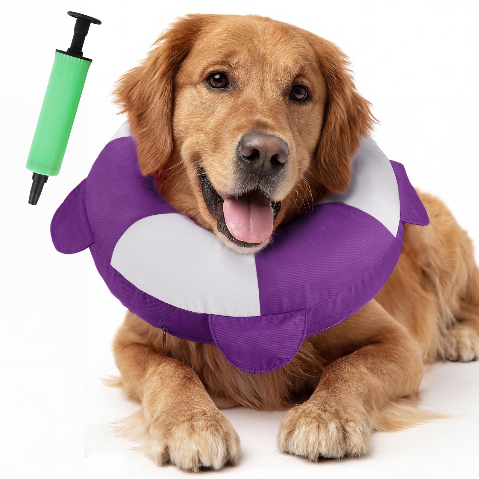 Photo 1 of IECOii Inflatable Dog Recovery Collar, Comfortable Cone Alternative