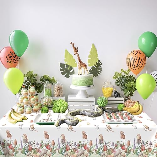 Miniatura 48 de Paquete de 3 manteles rectangulares para fiesta de los años 90, mantel de plástico con graffiti, decoración desechable para tema de retroceso, tema