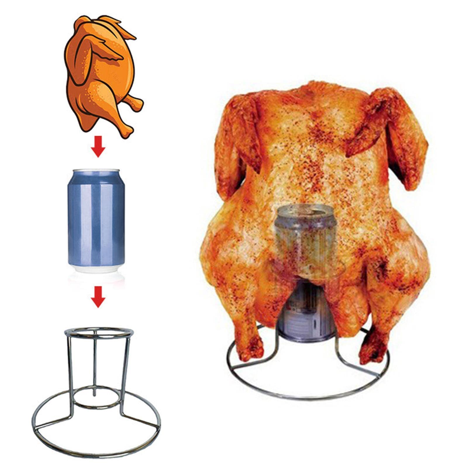 Supporto Per Torrefazione Verticale In Plastica Per Barbecue E Campeggio - Raccoglie Succhi E Grassi