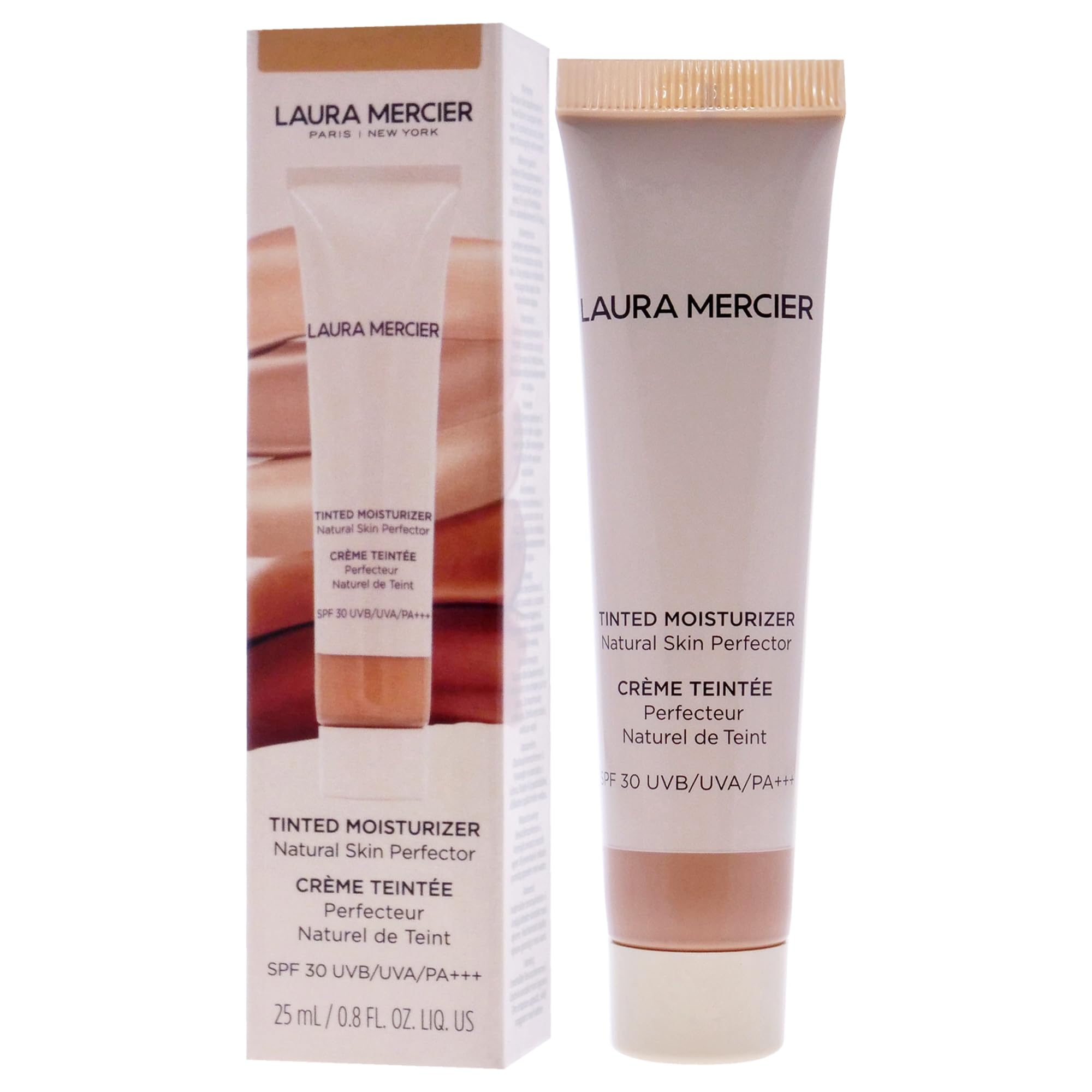 Tinted Moisturizer Natural Skin Perfector Mini SPF 30-4WN Tawny by Laura Mercier for Women - 0.8 oz Foundation - Image 4