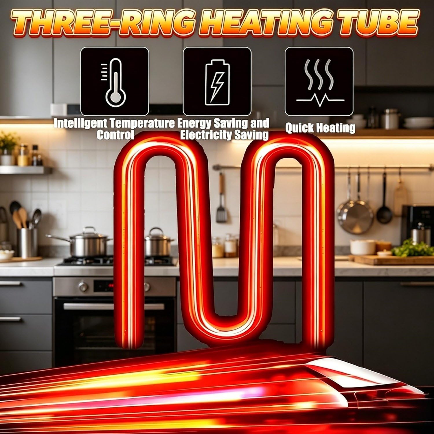 Horno de Cuatro Rodillos con Pantalla Digital, Control preciso de Temperatura y Temporizador, Calentamiento rápido, reposteros Aficionados y para Uso en cocinas Familiares.
