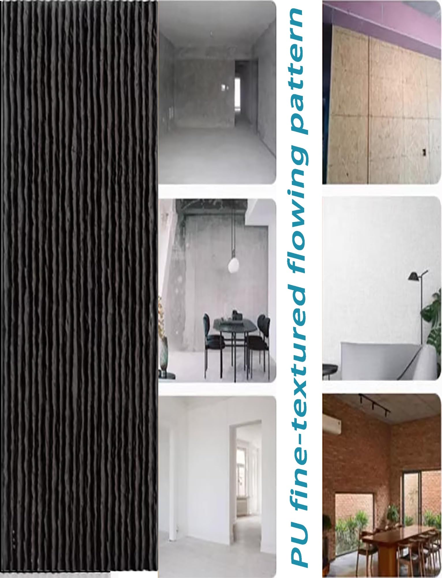 Pannello murale in pietra sintetica, rivestimento decorativo leggero in PU per pareti interne/esterne, design imitazione roccia di fiume