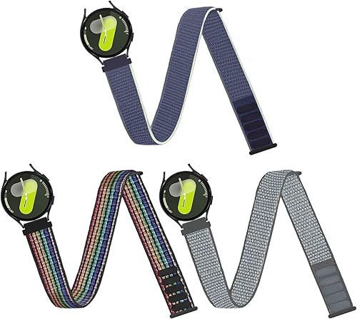 Miniatura 27 de Correa deportiva de 0.787 in para tobillo/brazo compatible con Samsung Galaxy Watch 7/6/5/4/FE de 1.732 in 1.575 in/Watch 5 Pro/Galaxy Watch 6 negro