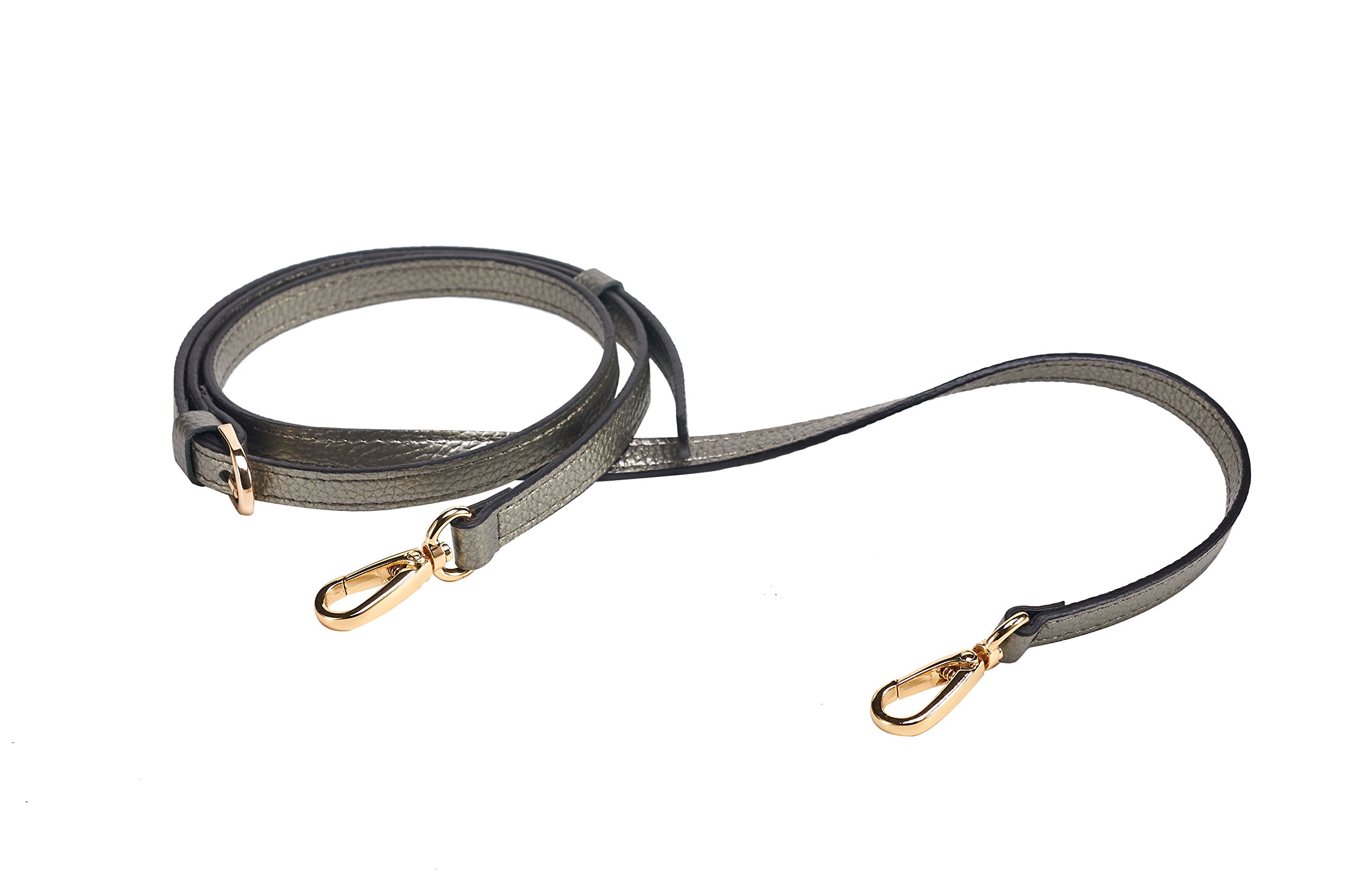 LIVE UP Full Grain Purse Strap Genuine Leather Replacement for Cross Body Bag Handbags
