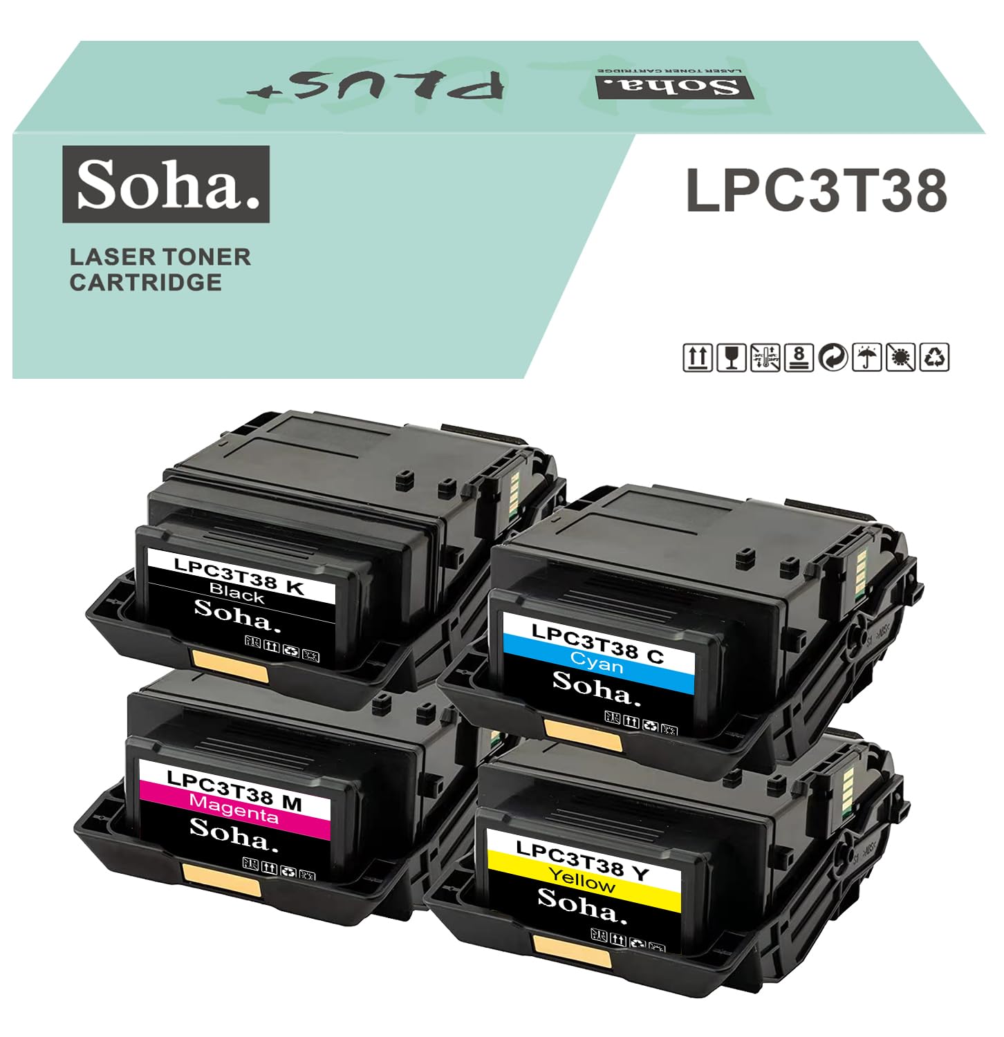 EPSON トナーカートリッジ 4色セット LPC3T38