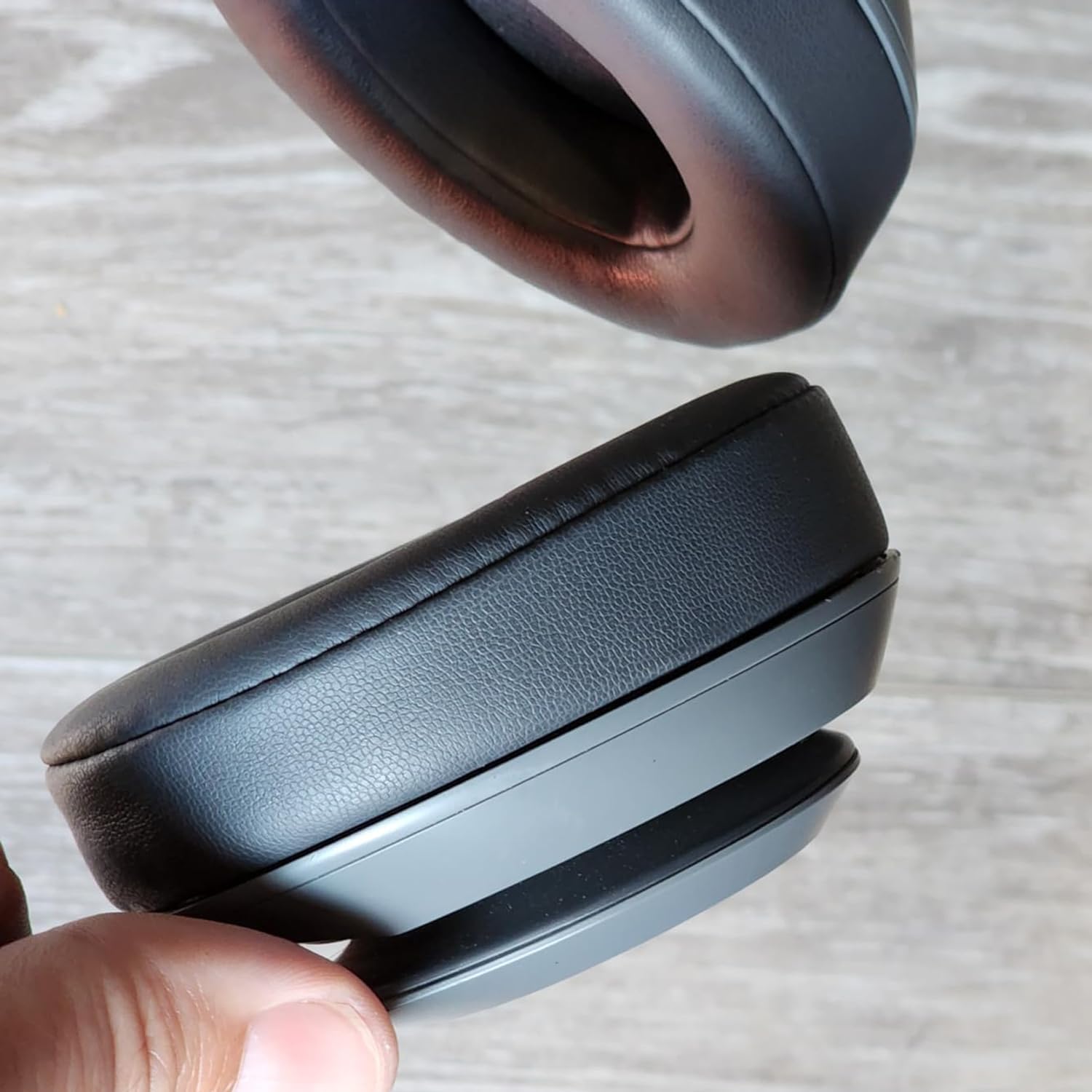 Replacement Ear Pads for Beats Studio 2 & Studio 3 Wired & Wireless Headphones Cushions withSoft Protein Leather, Noise Isolation Memory Foam(Titanium Grey) - Image 6