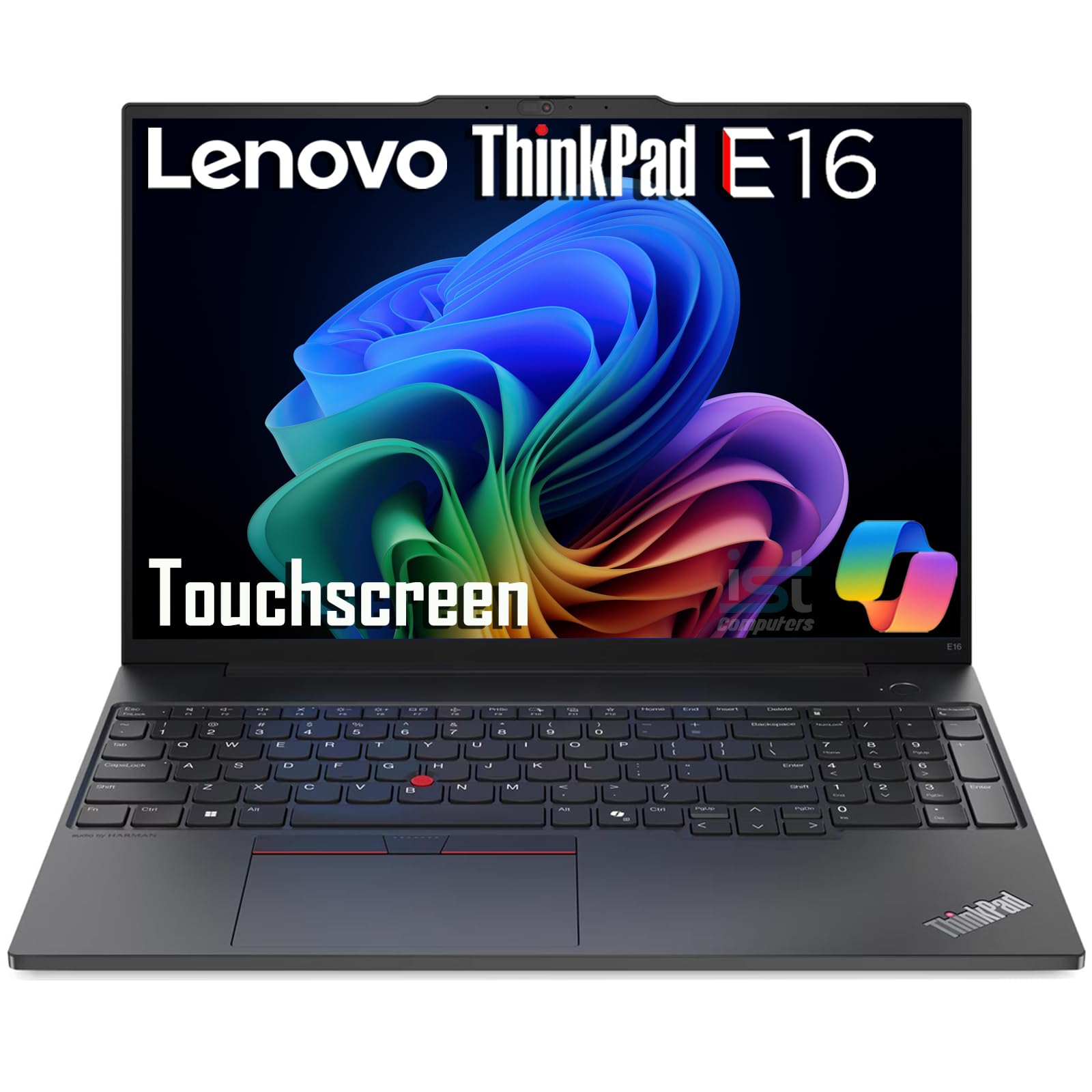 - Lenovo ThinkPad E16 Gen 2 Business Laptop (16" FHD+ Touchscreen, AMD Ryzen 7 7735U (> Intel i7-1355U), 16GB DDR5 RAM, 512GB SSD), Backlit KB, 1080p Webcam, Wi-Fi 6E, Ethernet, Win 11 Pro w/ Copilot