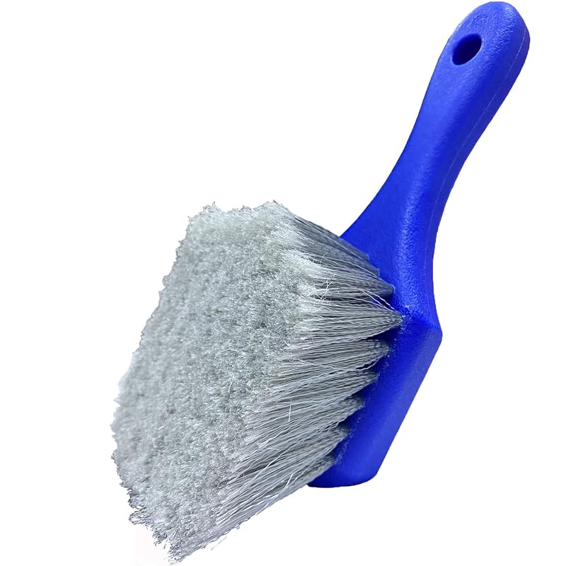 Escova para Rodas e Pneus com Cerdas Macias Azul LUCKLYJONE JH022