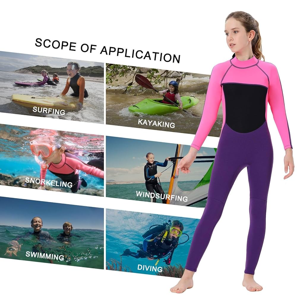 TBLUITE Wetsuit Kids for Toddler Boys Girls Child and Youth