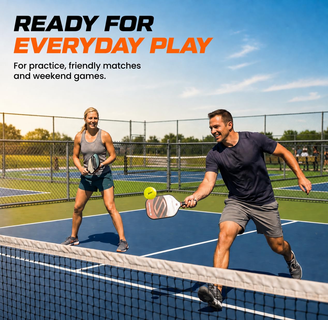 PlayBolt Outdoor Pickleball Bälle, Premium Pickle Ball Set, USAPA genehmigt