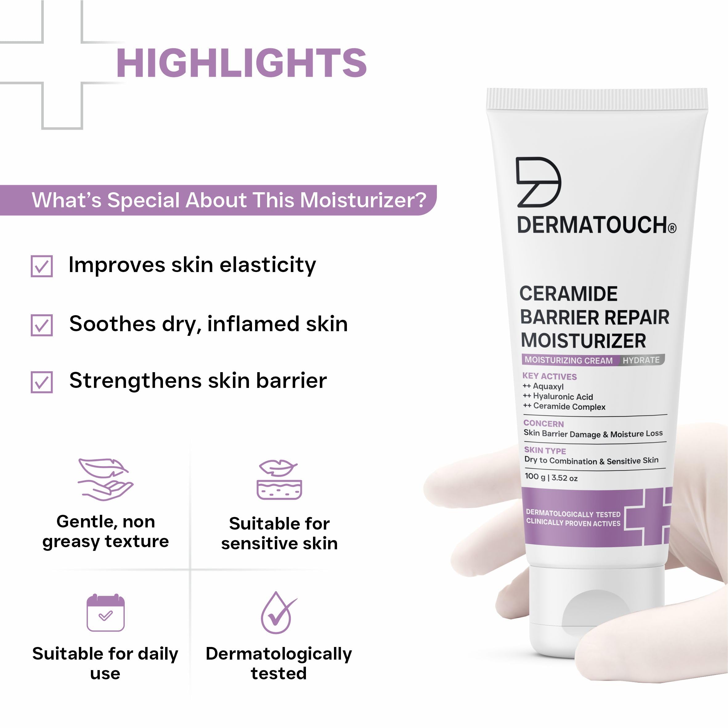 Dermatouch Ceramide Moisturizer - Deep Hydration -6