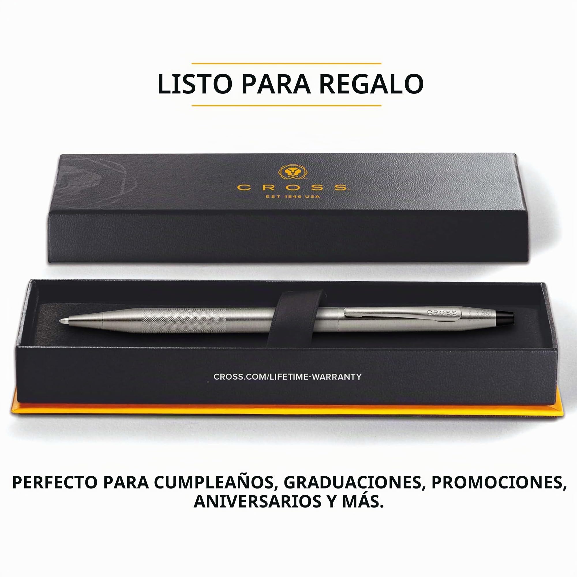 Cross AT0082-137 Bolígrafo Century Classic PVD, Gris Titanio Mate
