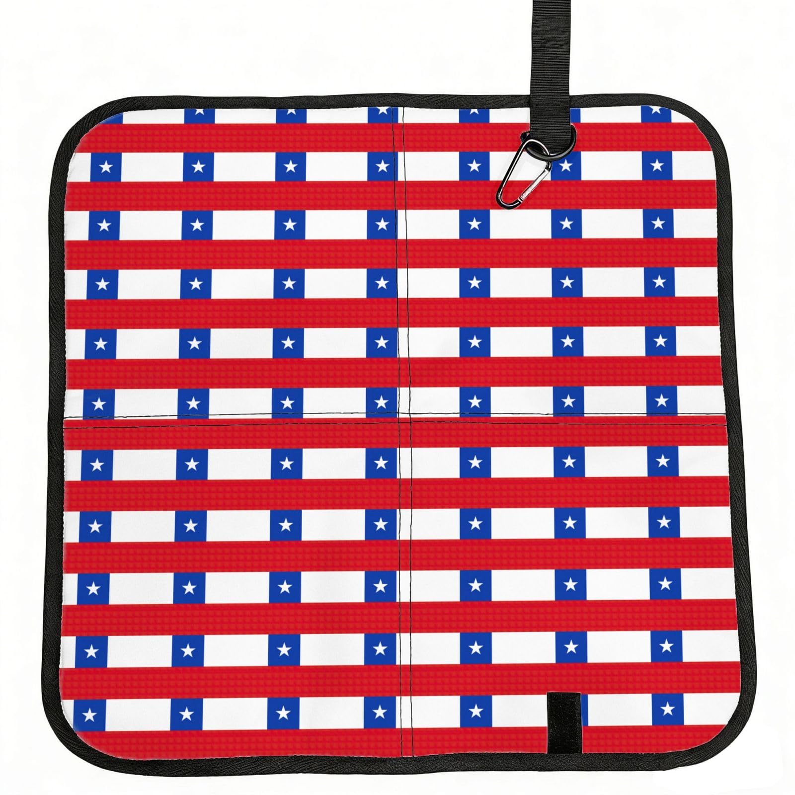 PPHGUT Flag Of Chile Print Foldable Seat Cushion Waterproof Portable Chair Pad Travel Outdoor Picnic Camping