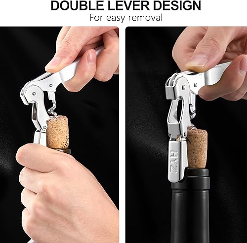 Miniatura 4 de HYZ Abridor de vino a granel 20 unidades para camarero, sacacorchos profesional para camarero, llave de vino para servidores, abridor de botellas de