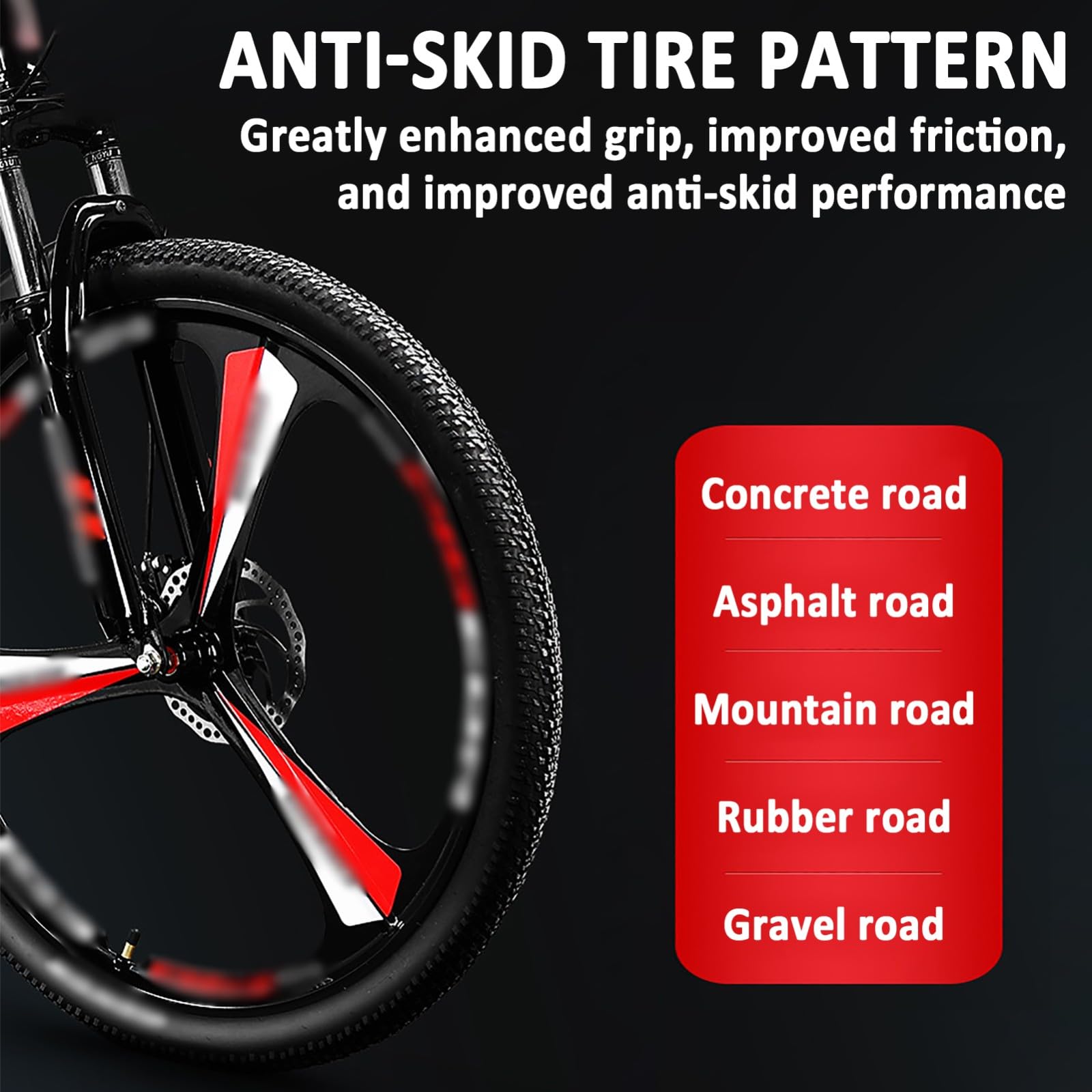 VTT Pliable De 24, 26 Et 27,5 Pouces avec Double Frein À Disque, Roue À Dix Couteaux, 21 Vitesses, Vélo Pliable en Acier Carbone avec Double Suspension pour Hommes Et Femmes