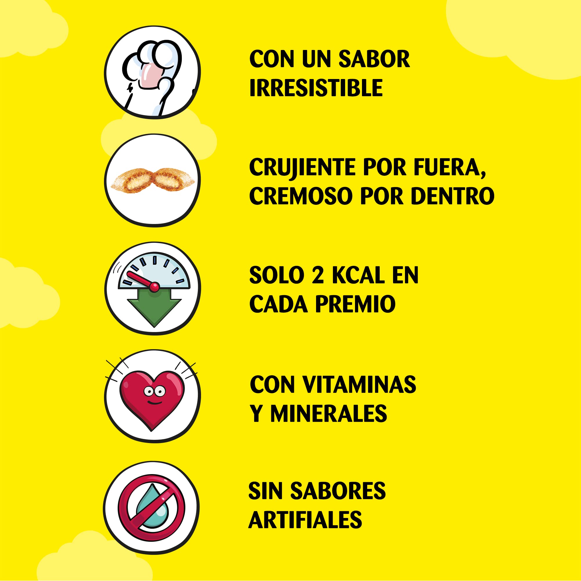 Catisfactions Snack Cremoso Liquido per Gatto con Pollo, 11 Confezioni da 40 g