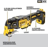 DEWALT multicutter 18V avec 35 Accessoires, Changement sans Outil, DCS356NT-XJ - 2