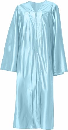 GraduationForYou Shiny Choir Robe Loose, 51 56" - 58", Light Blue