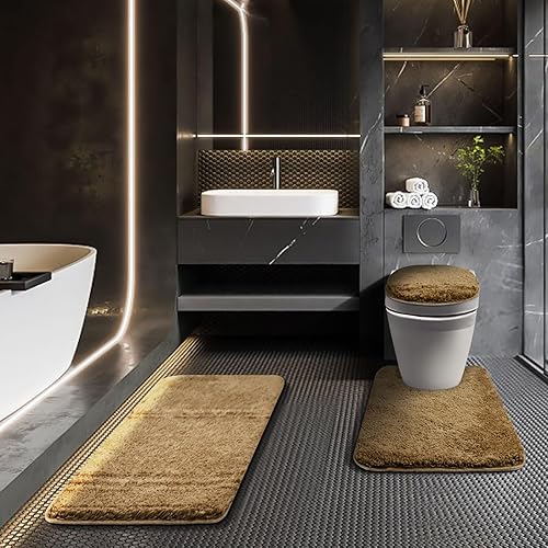 Miniatura 76 de Juegos de baño con cortina de ducha y alfombras