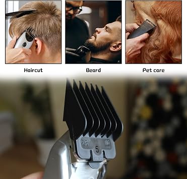10 Pcs Hair Clipper Guards, Professional Clipper Combs Guides Replacement