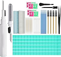 Vista 1 de Kit de limpieza para Airpods 221 piezas de masilla de limpieza para auriculares quitar cera de oídos, kit de limpieza de teléfono, cepillo de pluma