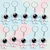 10 PCS Astronaut Space Keychains Mini Spaceman Keychain Backpack Handbag Decorations