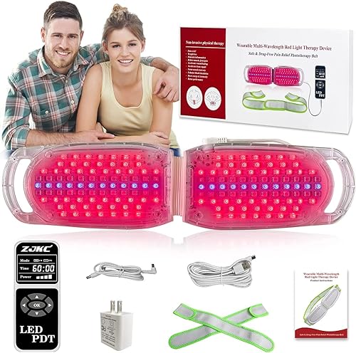 Miniatura 1 de Cinturón de terapia de luz roja  470 nm 660 nm 850 nm 940 nm dispositivos de terapia de luz infrarroja cercana para aliviar el dolor, envoltura de