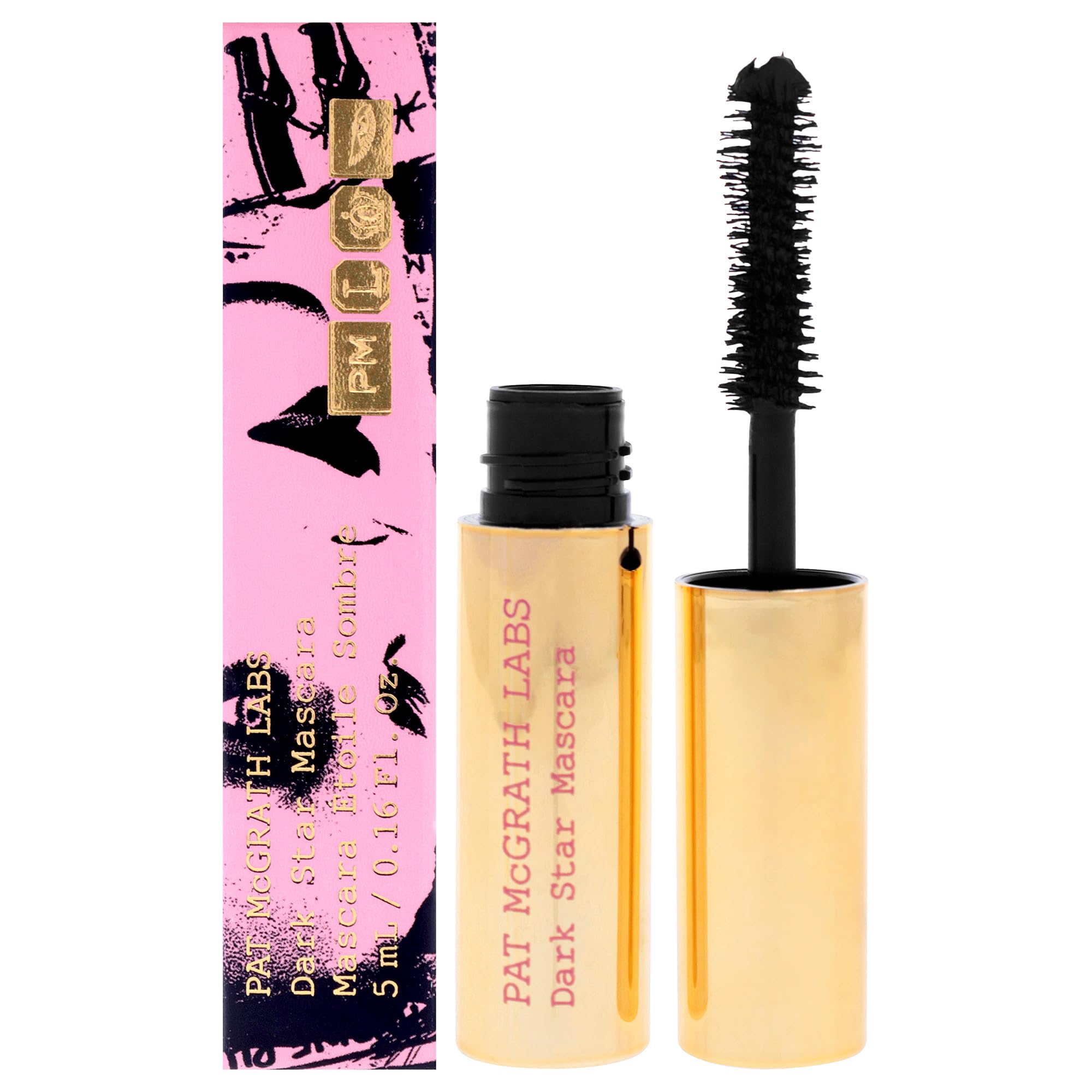 Dark Star Mascara - Xtreme Black by Pat Mcgrath Labs for Women - 0.16 oz Mascara 0.16 Fl Oz (Pack of 1)