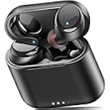 T6 Wireless Earbuds, Bluetooth Ear Buds, Stereo Sound in Ear Headphones, 50 Hours Playtime, AI Clear Call, Wireless Charging Case, APP Customizable EQs, IPX8 Waterproof Earphones