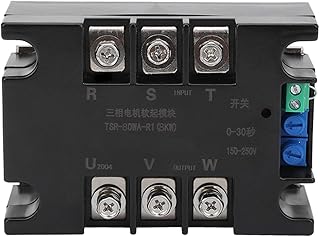 Moduł sterujący łagodnego rozruchu silnika 3-fazowego, moduł przekaźnika podłogowego z mosiądzu szybkiego startu, akcesoria do silników przemysłowych do pompy zasilającej z paskiem klinowym (tylko moduł)