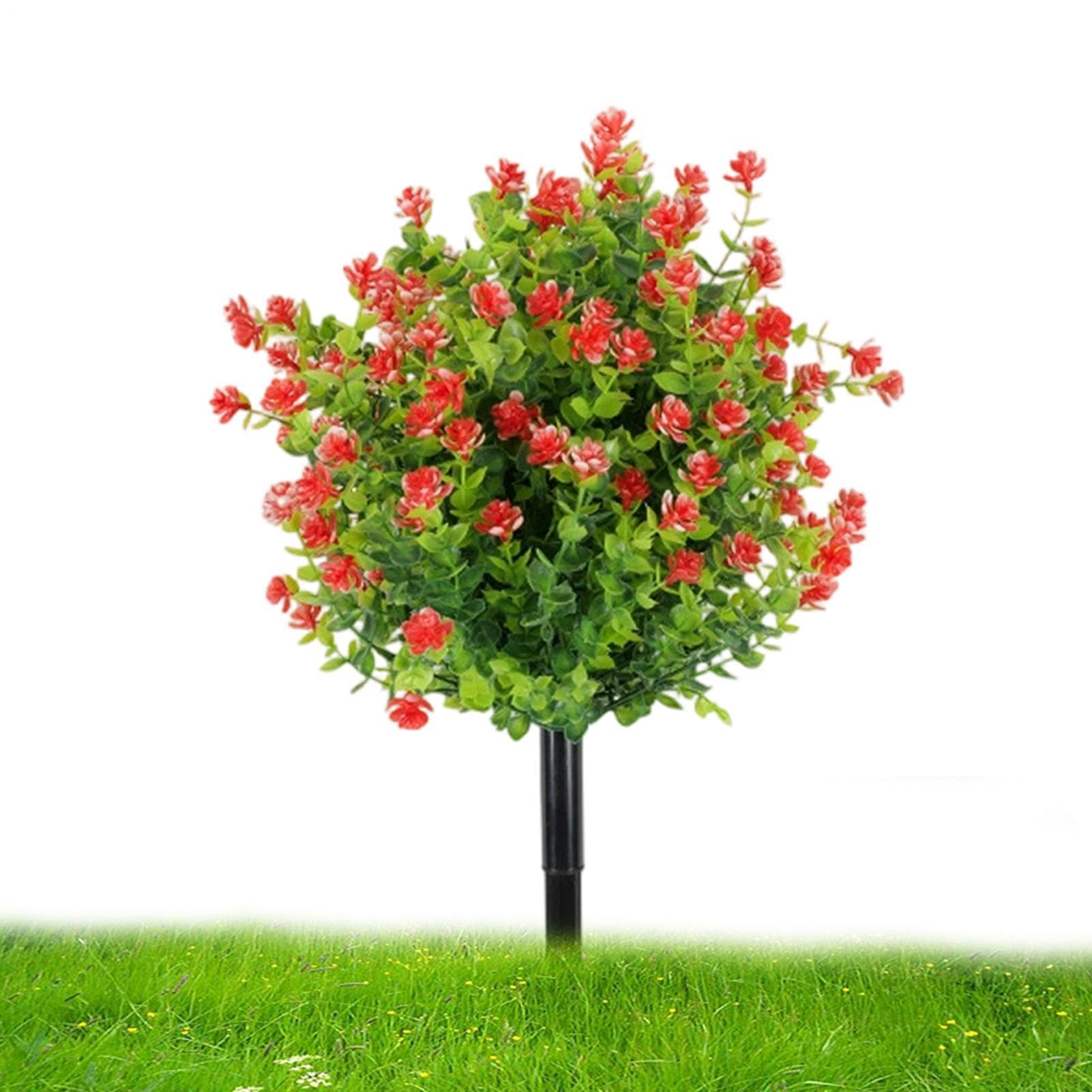 Fleurs artificielles d'extérieur sans entretien pour terrasses et portes fleuries