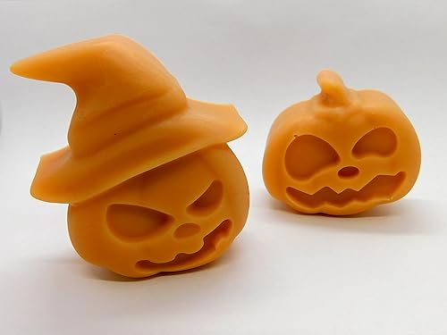 Miniatura 3 de 2 moldes de silicona para jabón de Halloween, jabones del Día de los Muertos, pasteles de fiesta pirata, calaveras, huesos cruzados, calabazas,