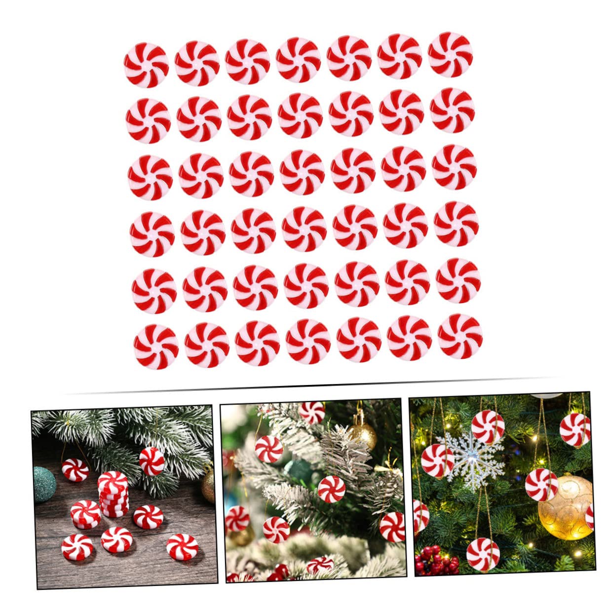 STOBAZA 350stücke Weihnachts-zuckerform- Für Weihnachtsbaum-Dekoration Farbenfrohe Weihnachtsornamente Für Festliche Stimmung Und -projekte