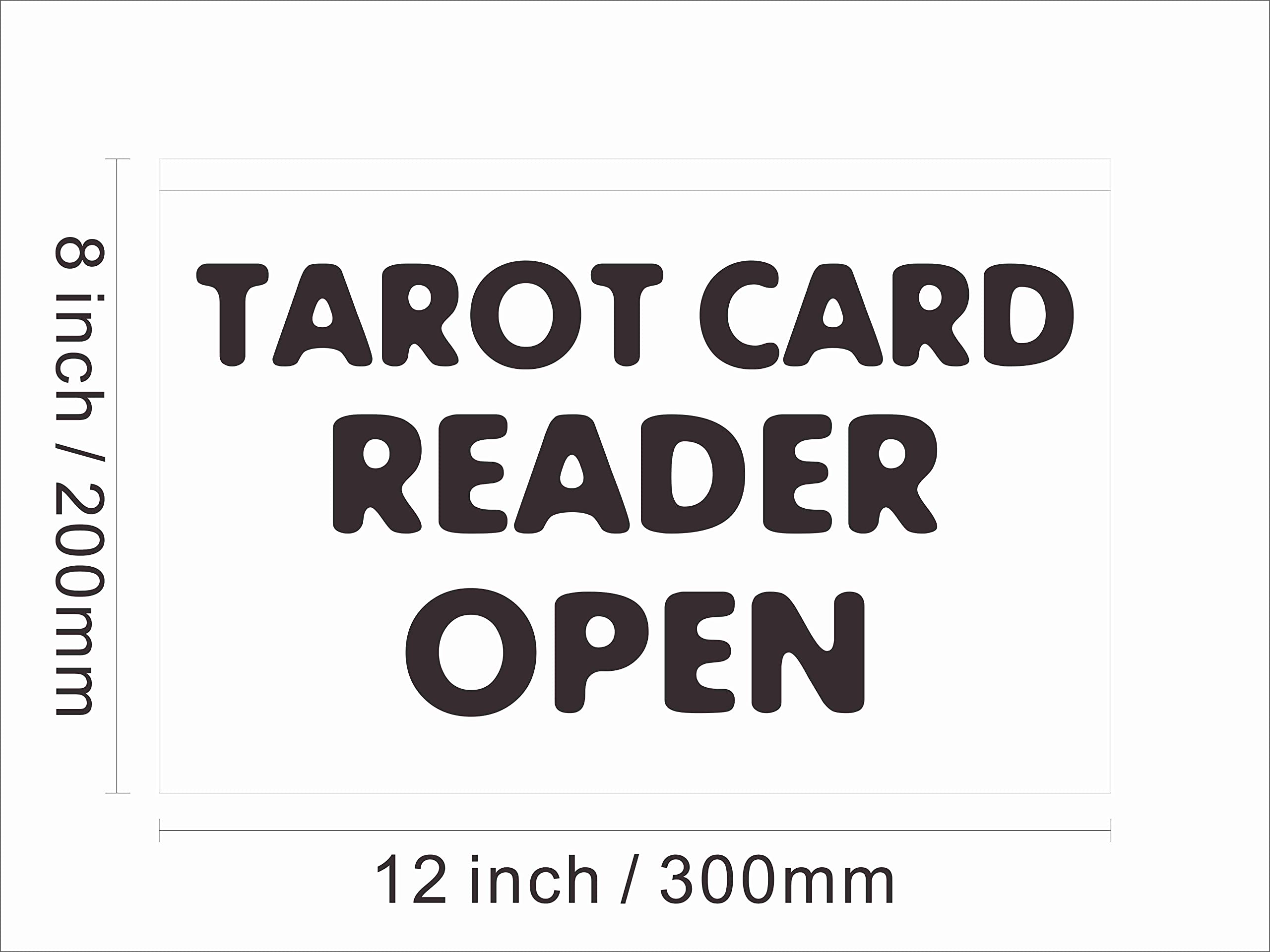 180087 Tarot Card Reader Psychic Open Shop Window Decor Display