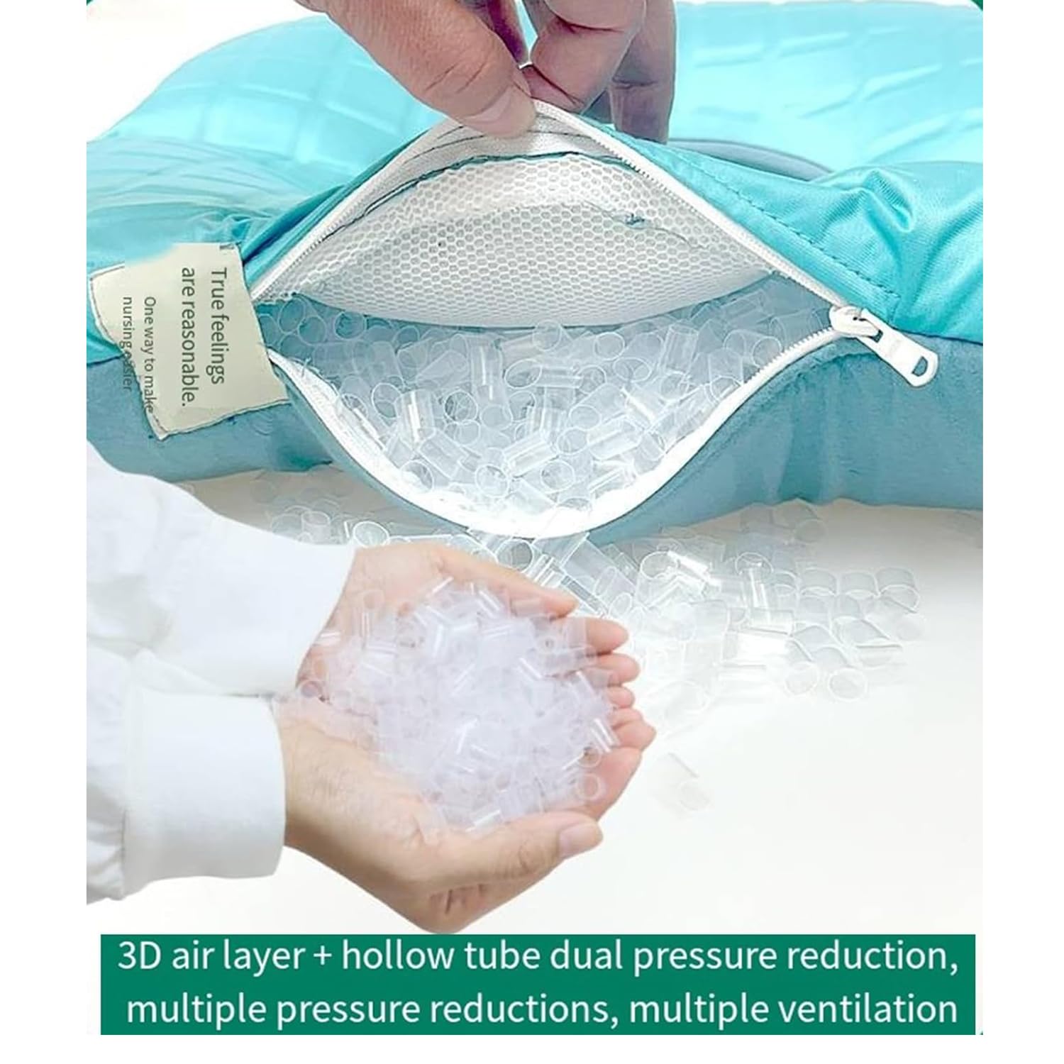 Cojín Antiescaras Para Glúteos, Cojín De Gel Transpirable Para Silla De Ruedas, Gel, Algodón Antibacteriano, Espesor Ajustable, Alivio De Presión Múltiple, Transpirabilidad Múltiple, Hemorroides Perso