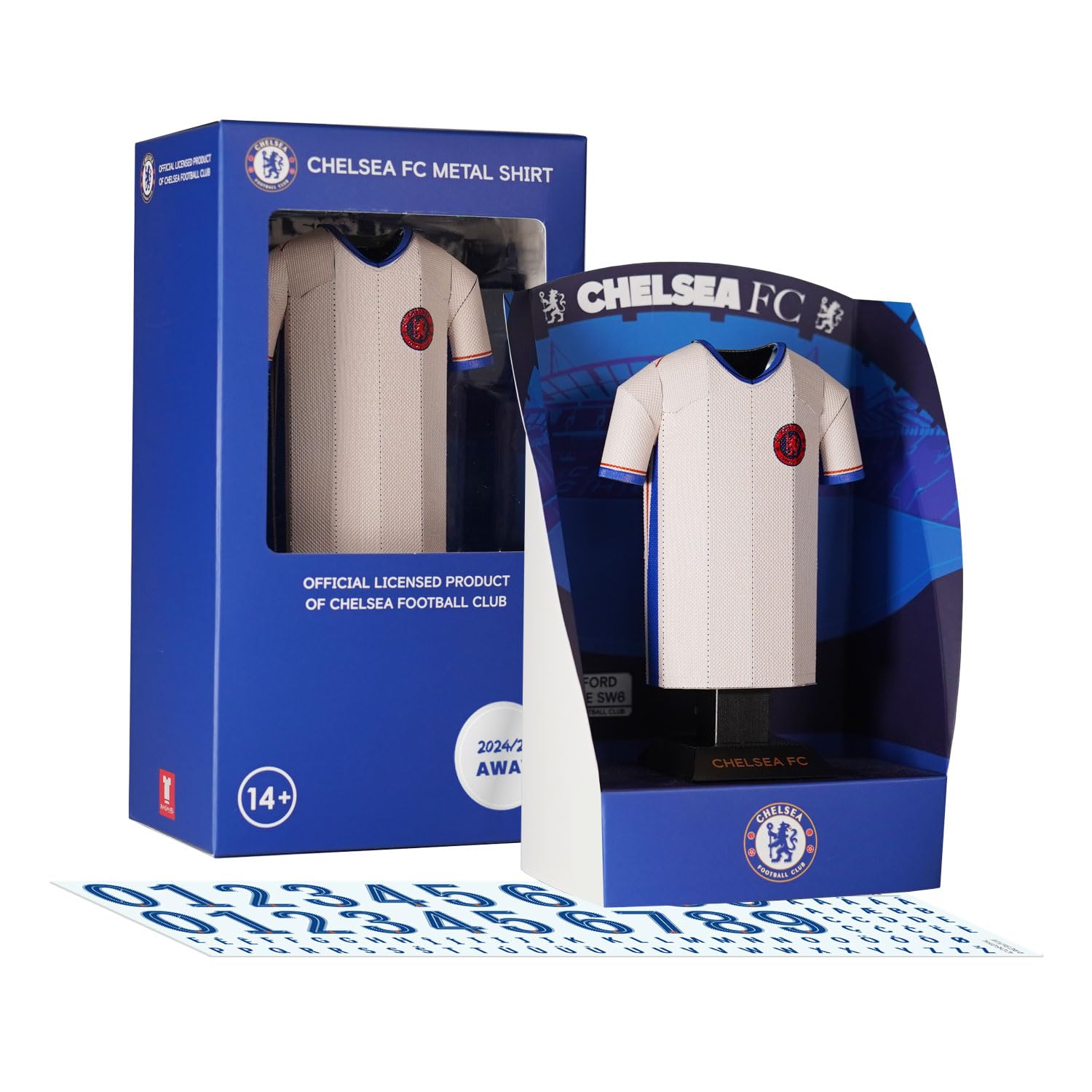 Chelsea FC 24/25 Metal Away Shirt Collectible : Amazon.co.uk