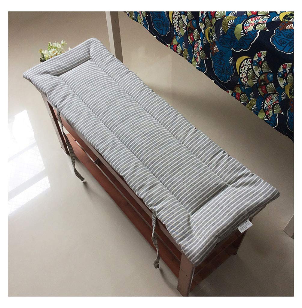 Coussin pour banc de jardin rectangle Wangk : assise éponge 87x28x2cm pour balancelle
