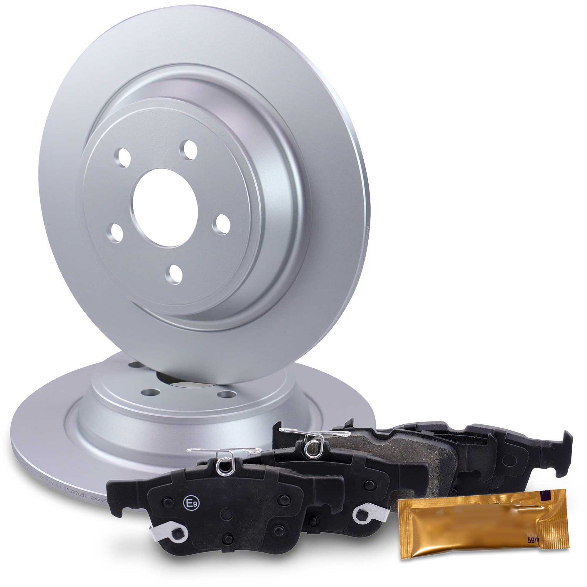 ATEC Germany Bremsenset Hinterachse inkl. Bremsscheiben Ø 316 mm Voll + Bremsbeläge Hinten Kompatibel mit FORD GALAXY Mk3 (CK), S-MAX (CJ, WA6), FORD USA EDGE
