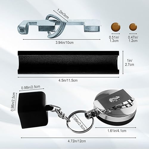 Miniatura 3 de CDIYTOOL El kit de reparación de 37 piezas incluye abrazadera de punta de taco de billar, moldeador de punta de taco, cubos de tiza, reparadores de